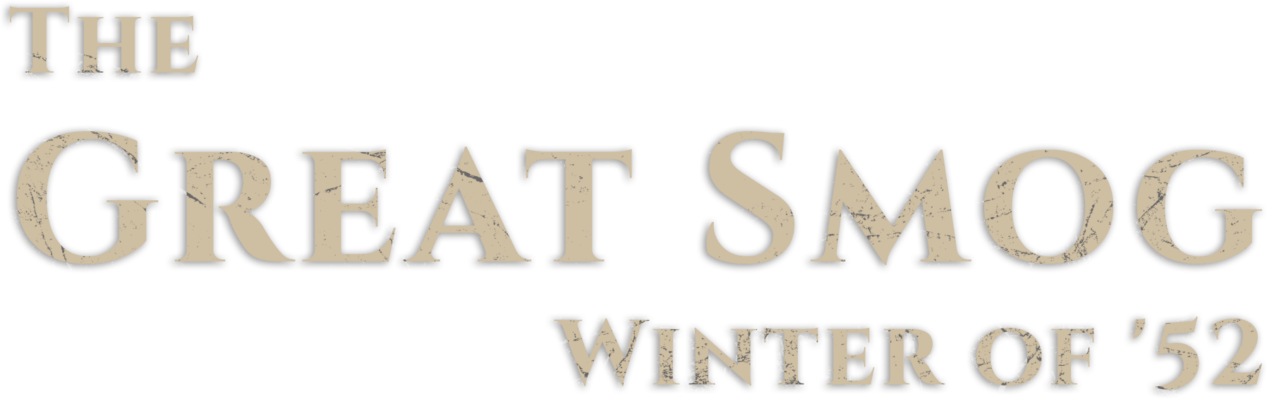 The Great Smog: Winter of '52 Logo