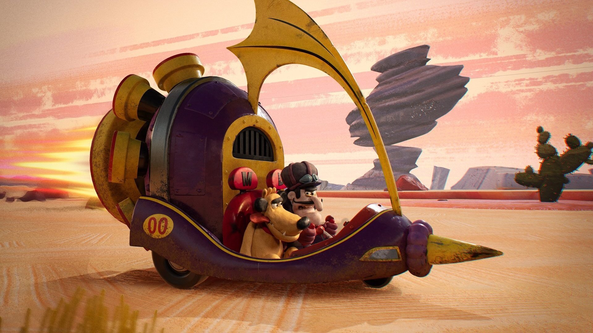 Dastardly & Muttley in 'Press the Red Button' (2024)