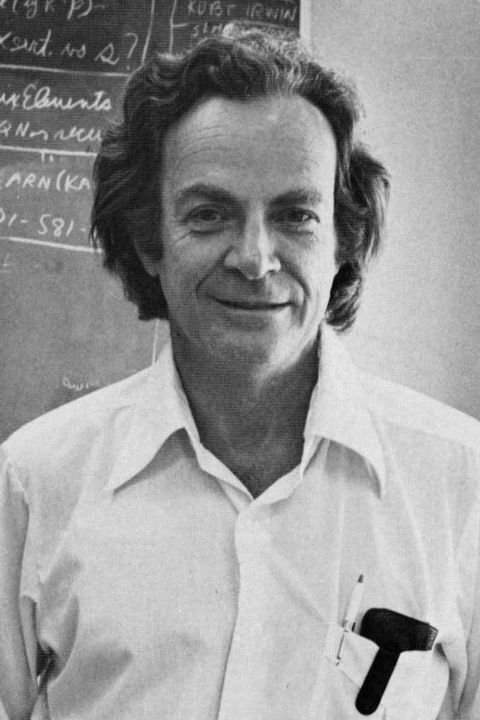 et billede af Richard Feynman