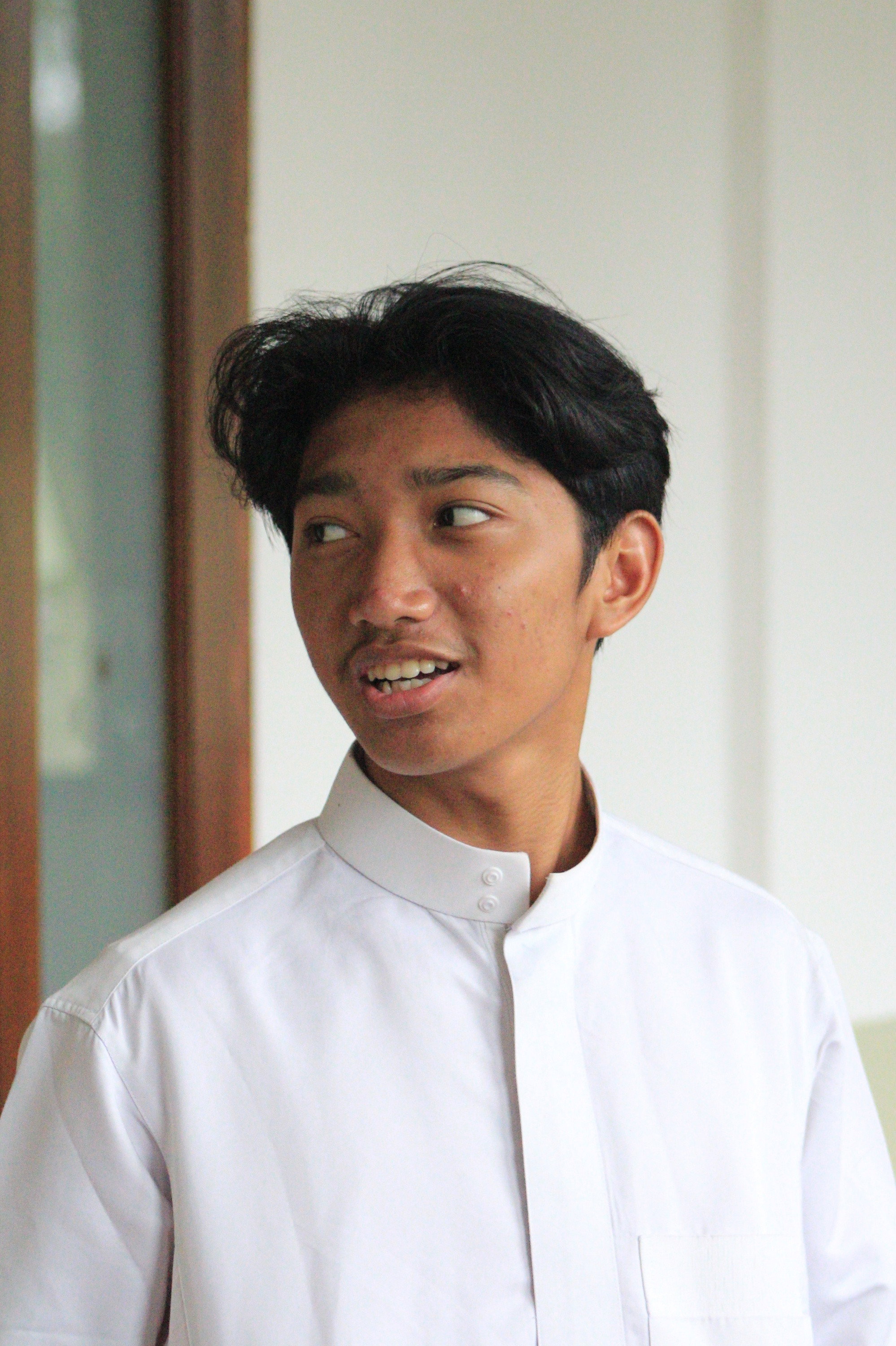 Profile Fajar Faruqi with character Eko