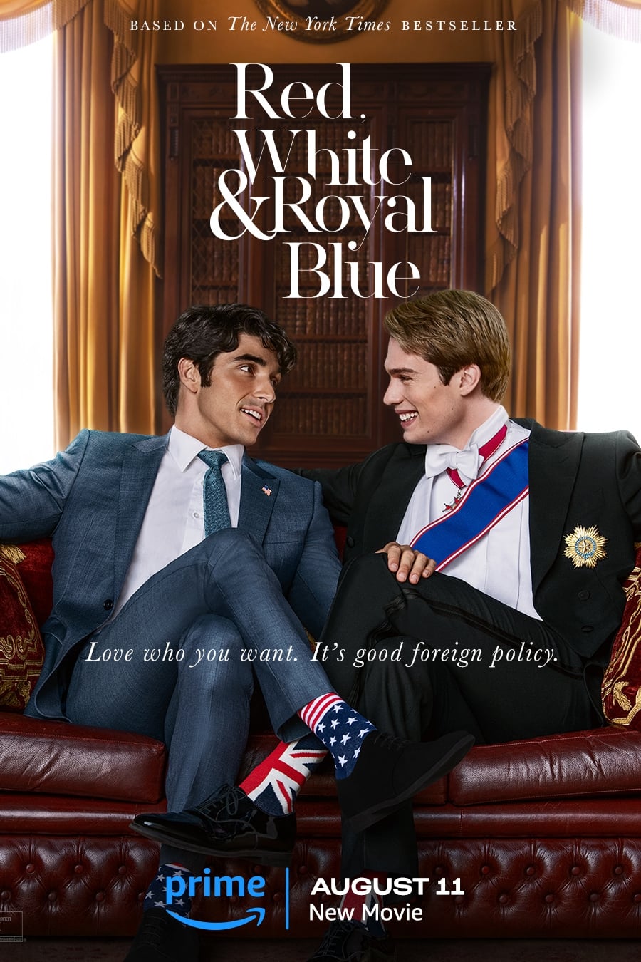 WATCH !! Red, White & Royal Blue (2023) FULLMOVIE ONLINE FREE ENGLISH/Dub/SUB Comedy STREAMINGS Movie Poster
