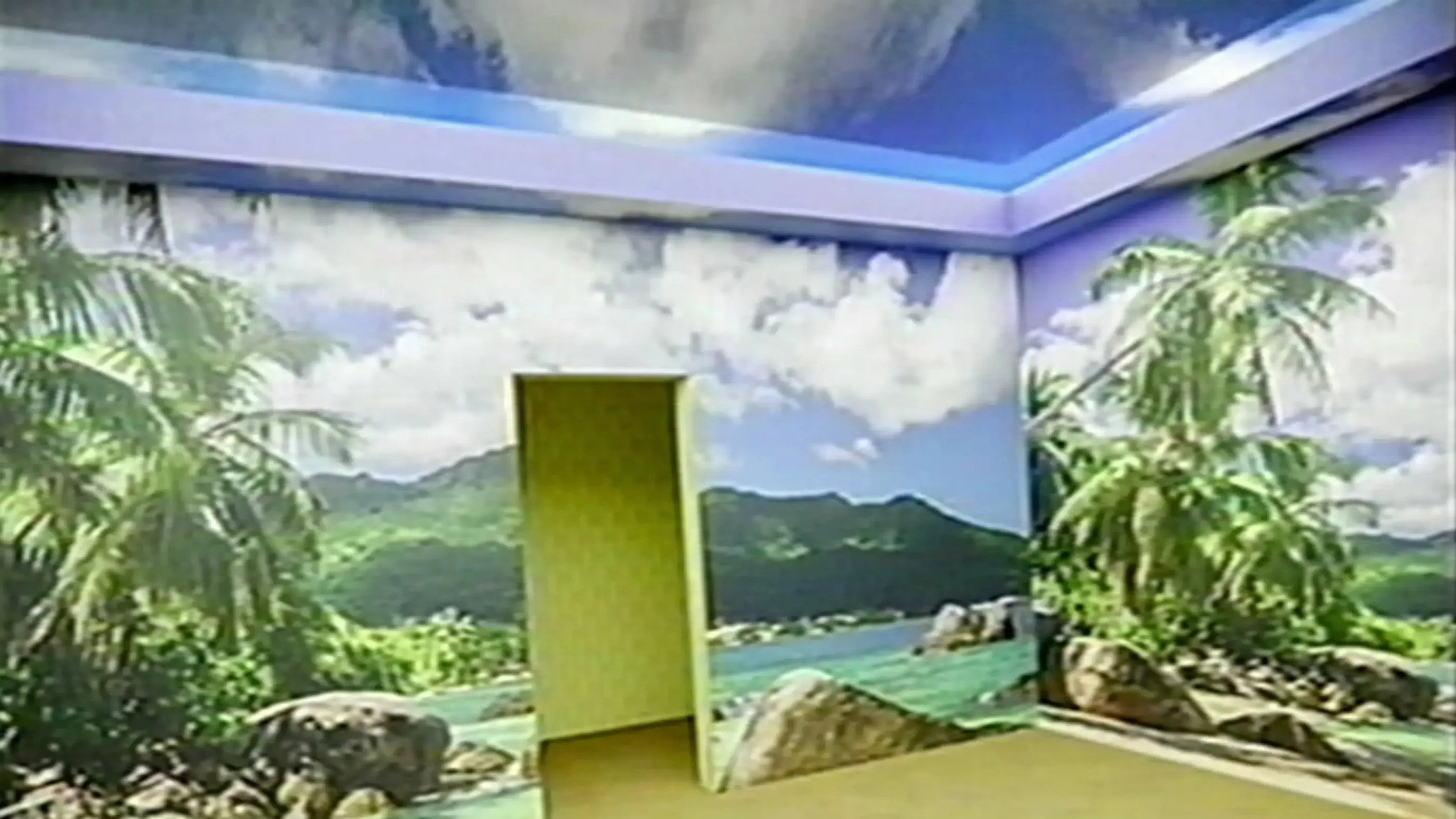 Backrooms backdrop