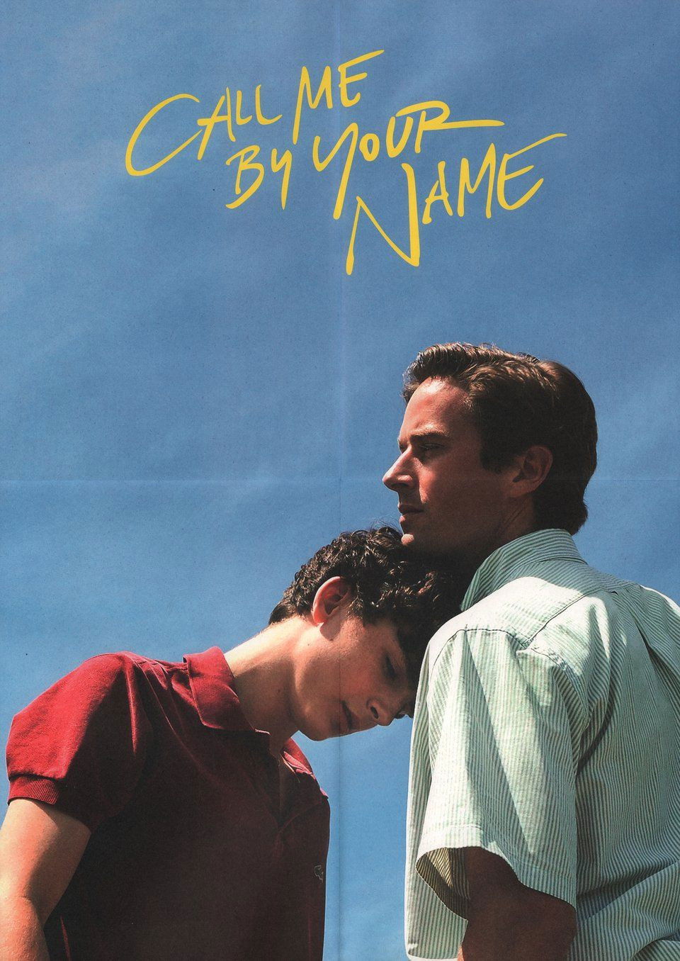Call Me by Your Name Movie poster