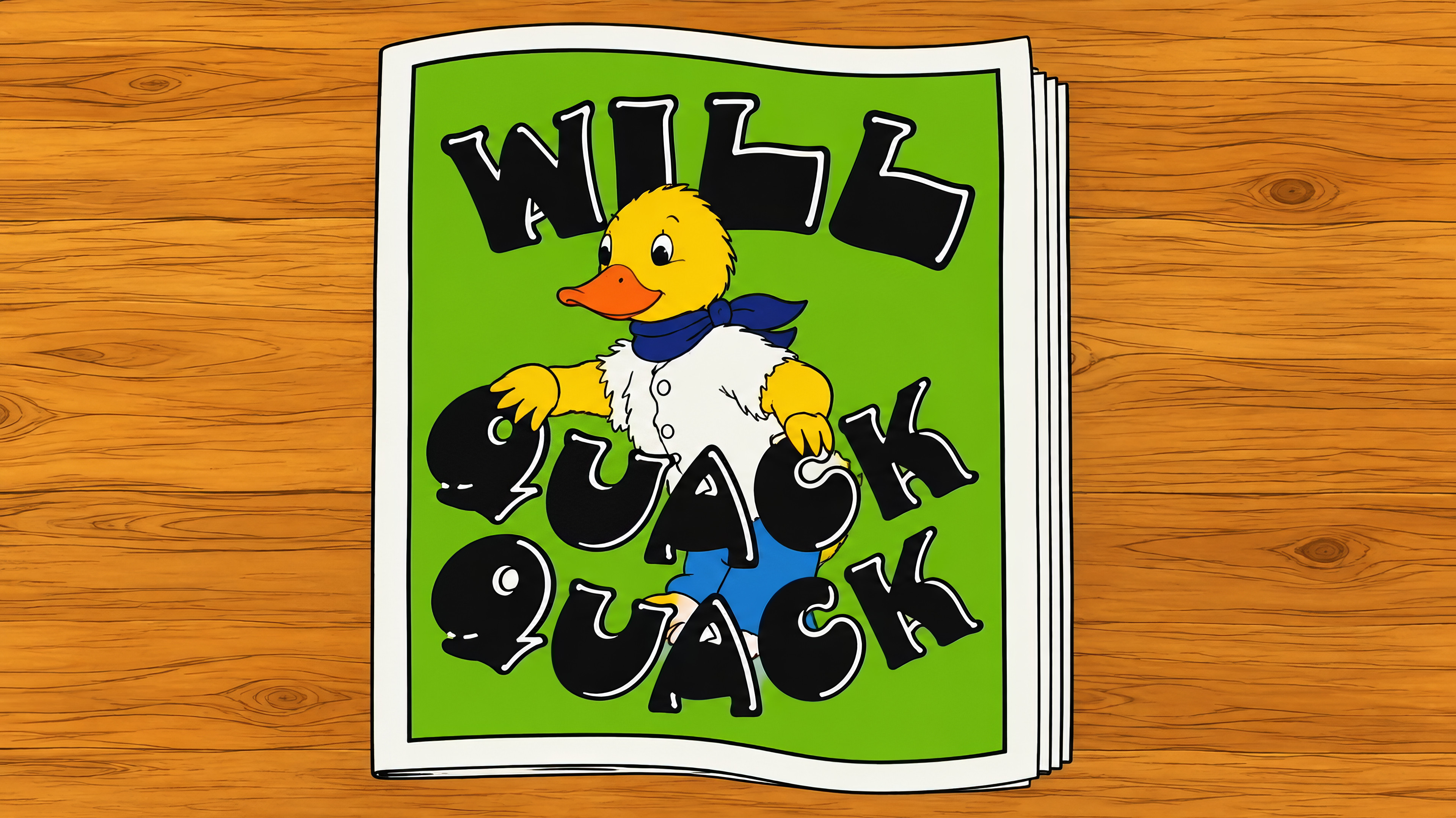 Will Quack Quack backdrop