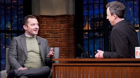 Late Night with Seth Meyers Season 7 :Episode 63  Elijah Wood, Ben Schwartz