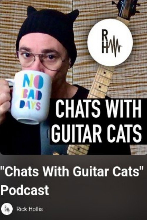 Poster for Chats With Guitar Cats Podcast