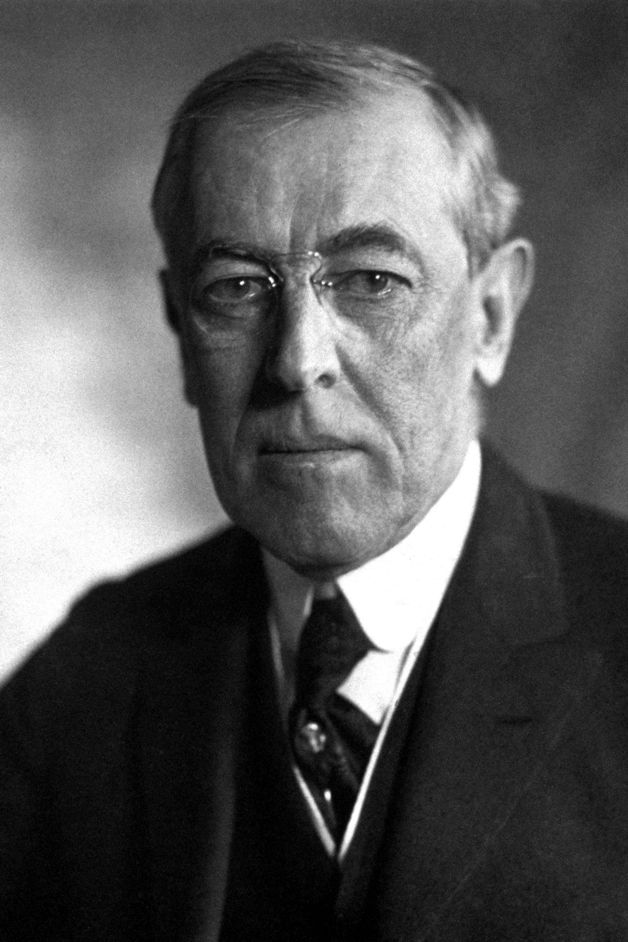 et billede af Woodrow Wilson