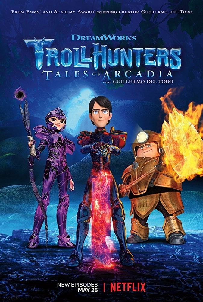 Artwork de la saison 1 de Chasseurs de Trolls : Les Contes d'Arcadia