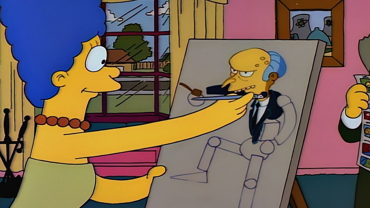 The Simpsons Season 2 :Episode 18  Brush with Greatness