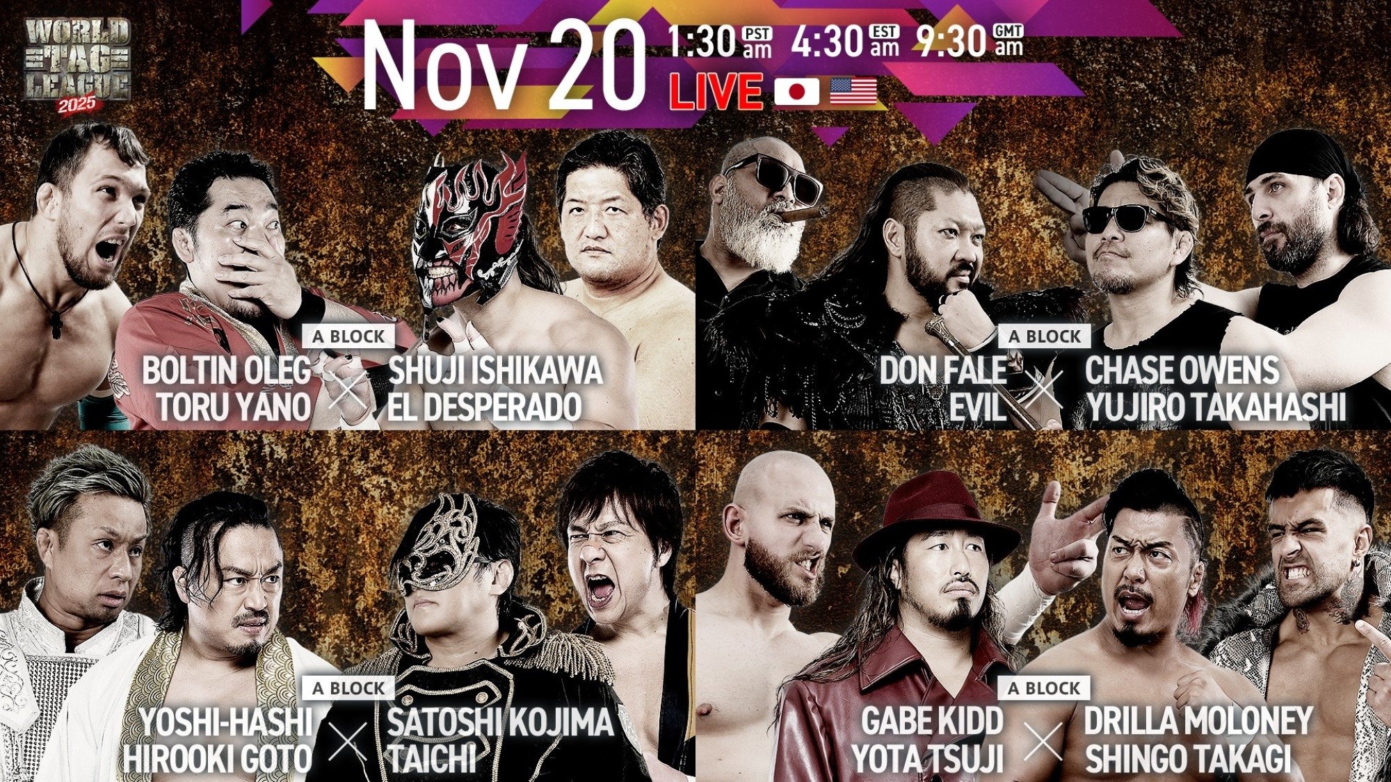 NJPW World Tag League 2025 - Day 1 (2025)