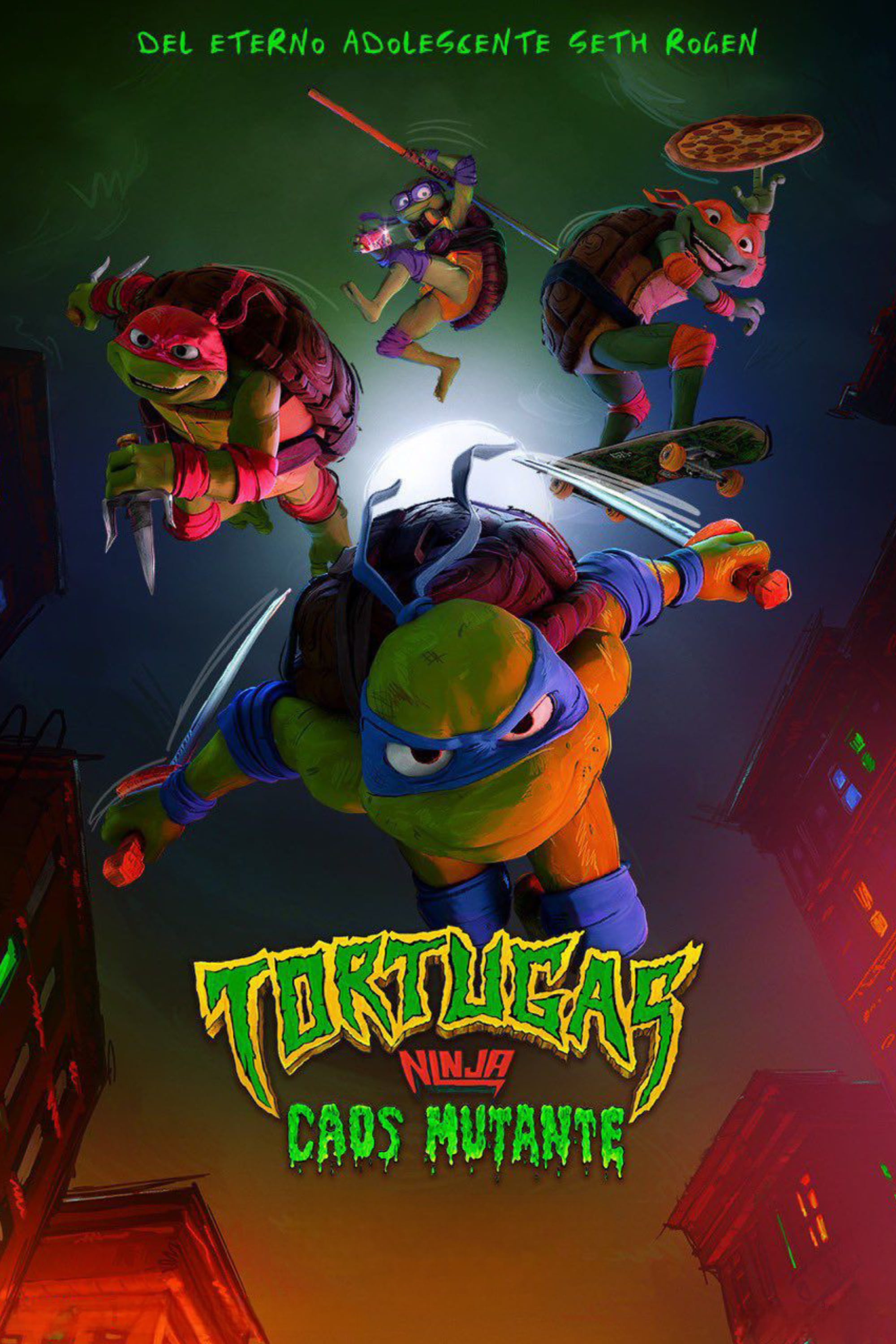 Ver | Ninja Turtles: Caos mutante Película completa (2023) en español Latino de Animación en línea Movie Poster