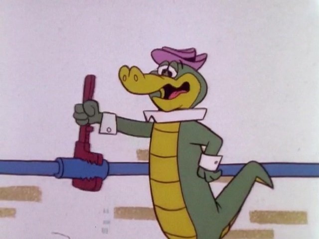 Wally Gator - Lippy Le Lion Et Son Compagnon - Touché La Tortue - Wally plombier (Wally Gator)