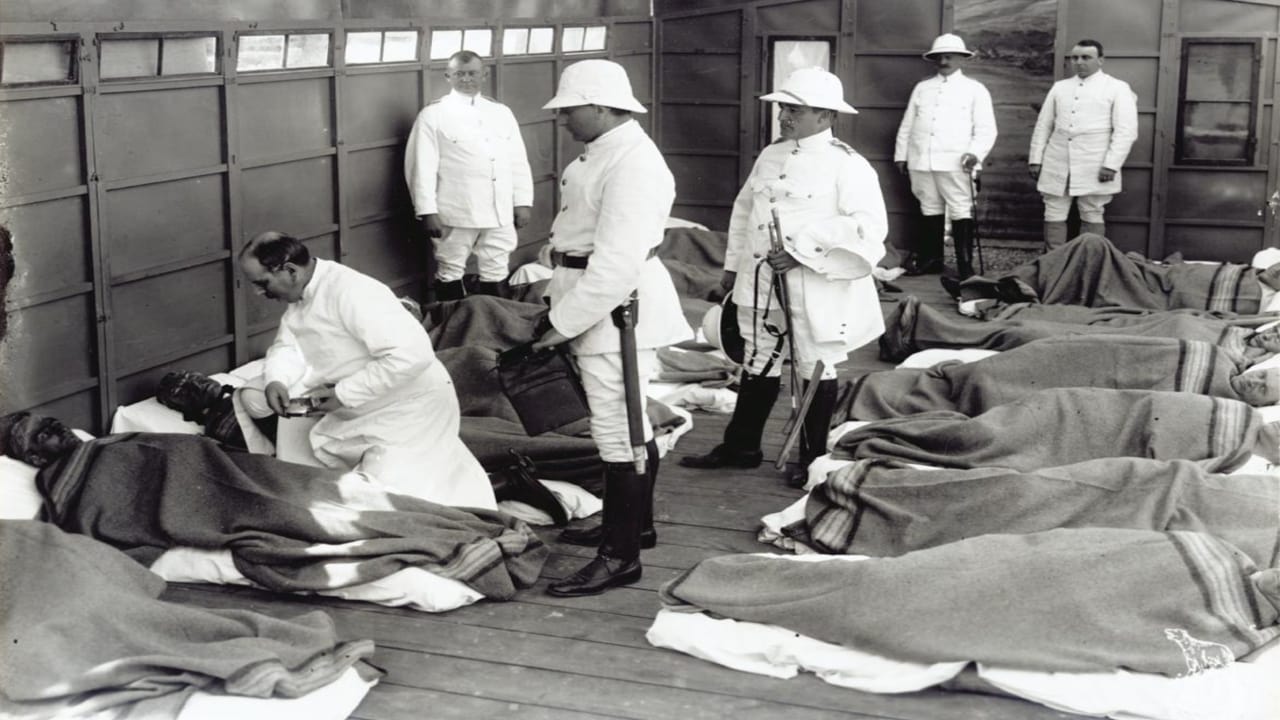Mens Pesten raser (1913)