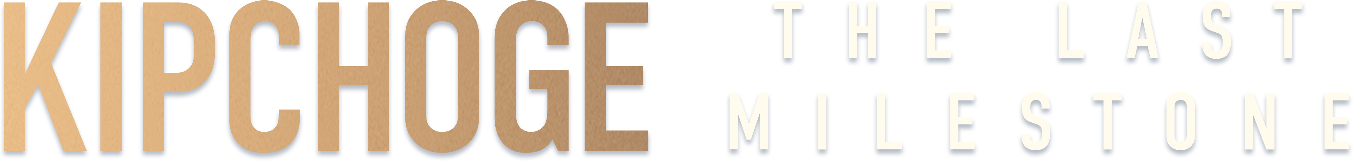 Kipchoge: The Last Milestone Logo