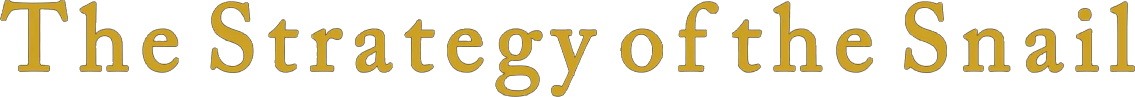 The Strategy of the Snail Logo