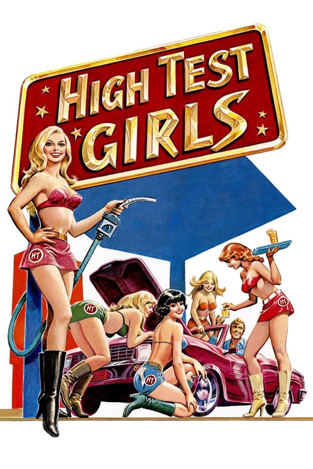 Six Swedish Girls at a Pump