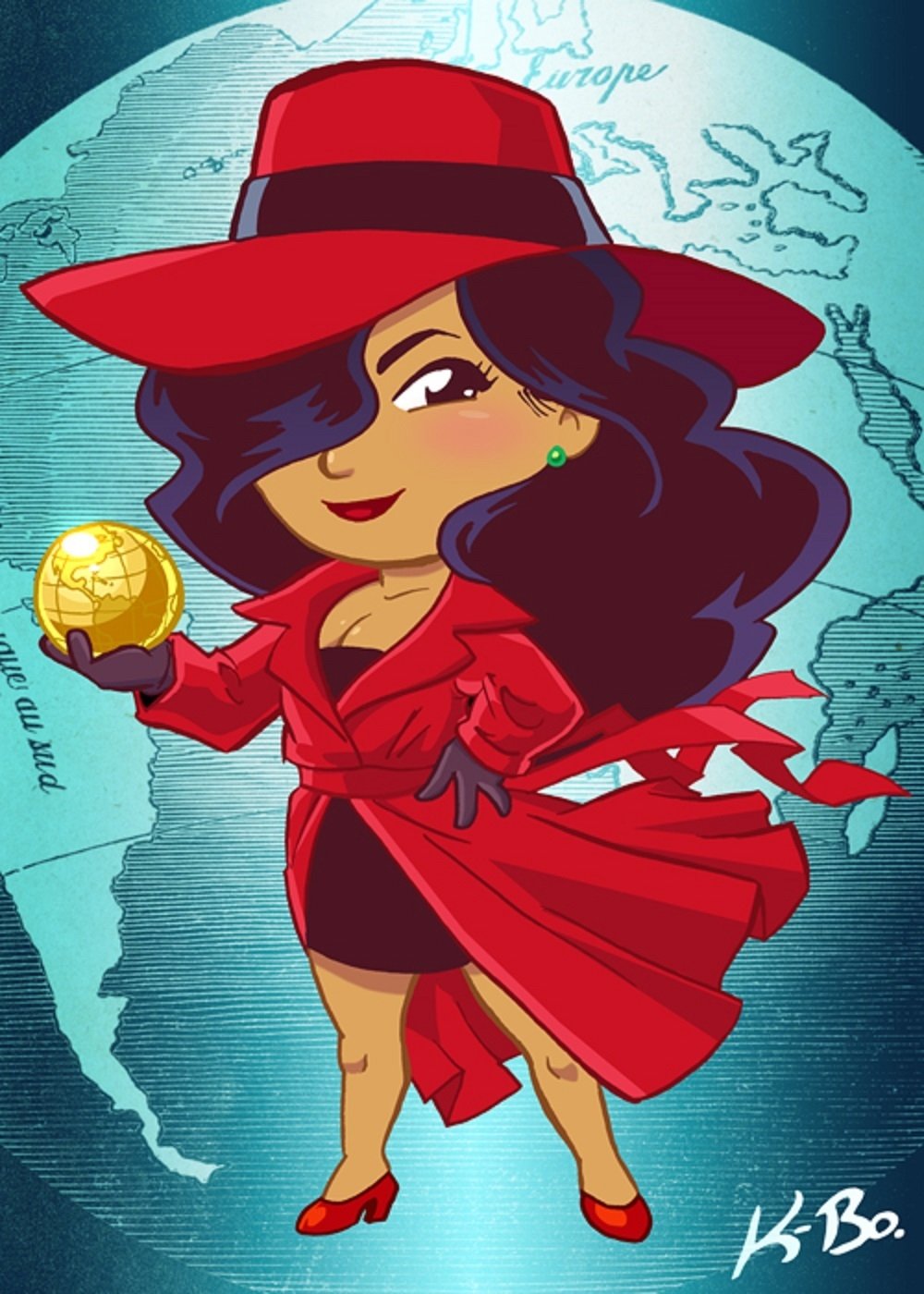 Where in the world is carmen sandiego tv series posters the