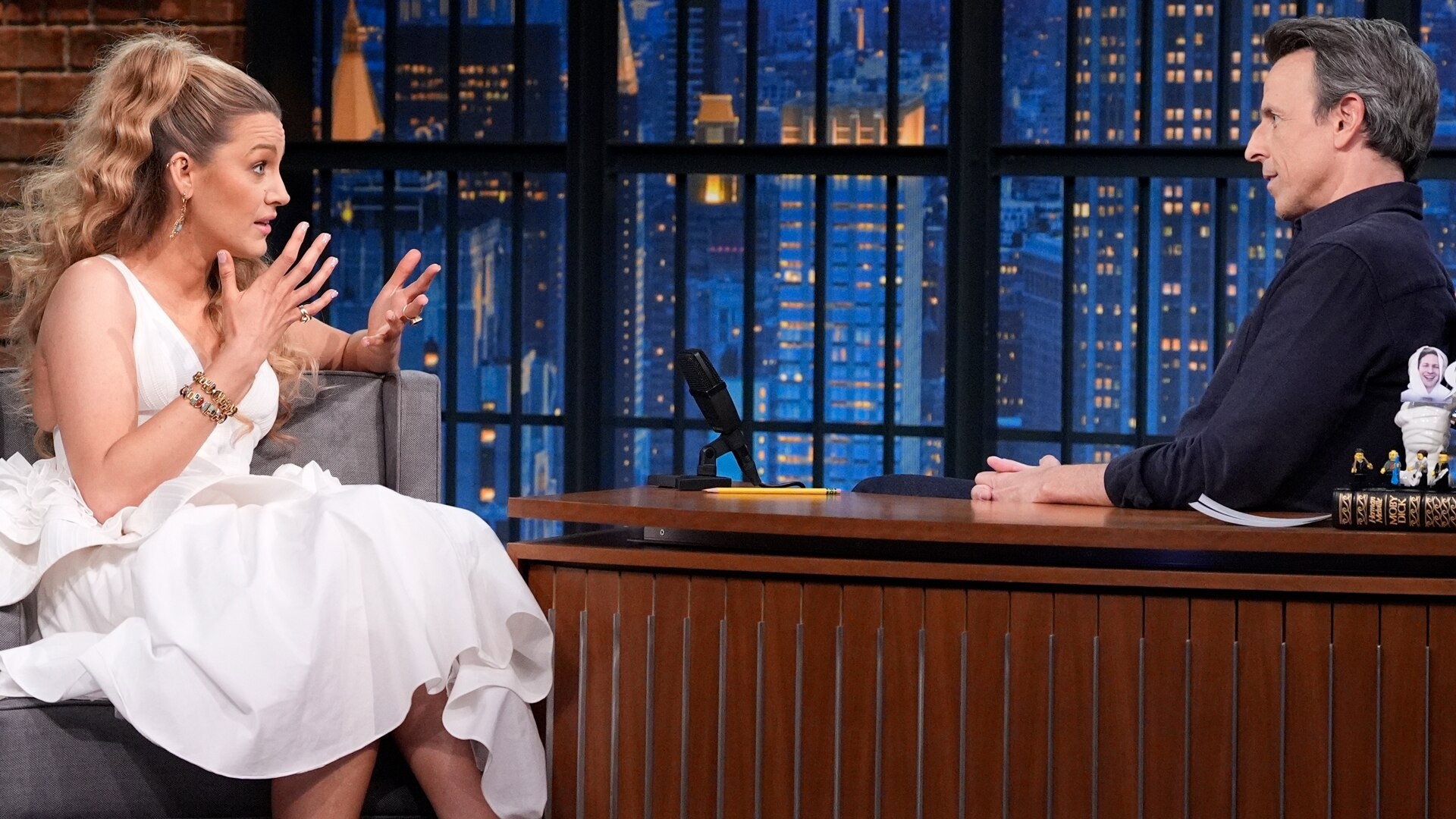 Late Night with Seth Meyers Season 12 :Episode 86  Blake Lively, Zarna Garg