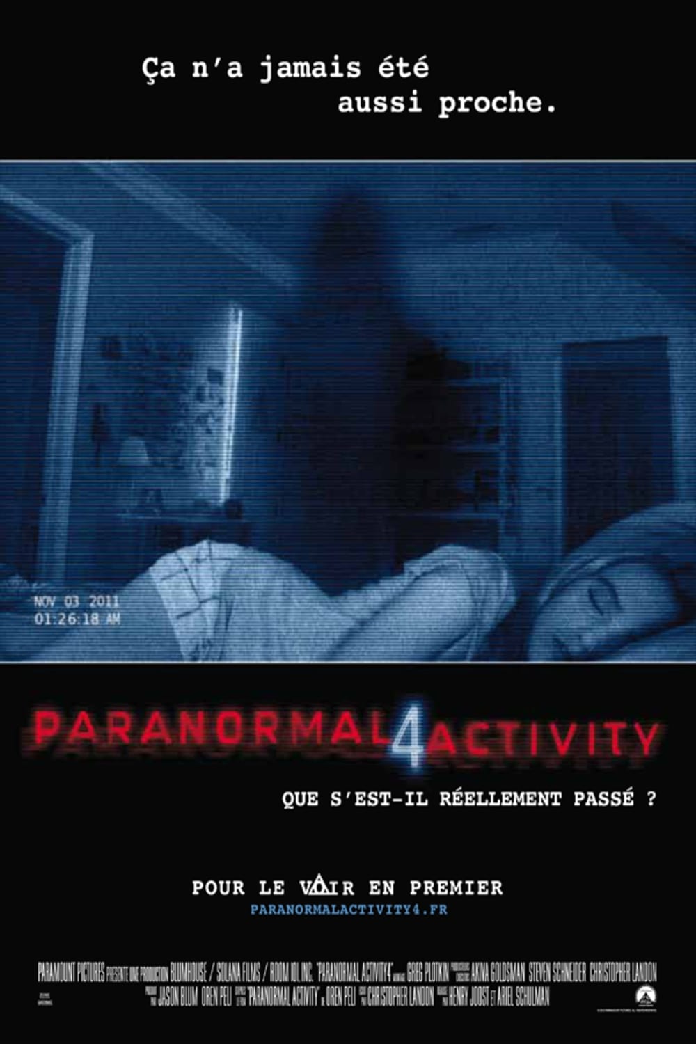 Paranormal Activity 4 sur annuaire telechargement