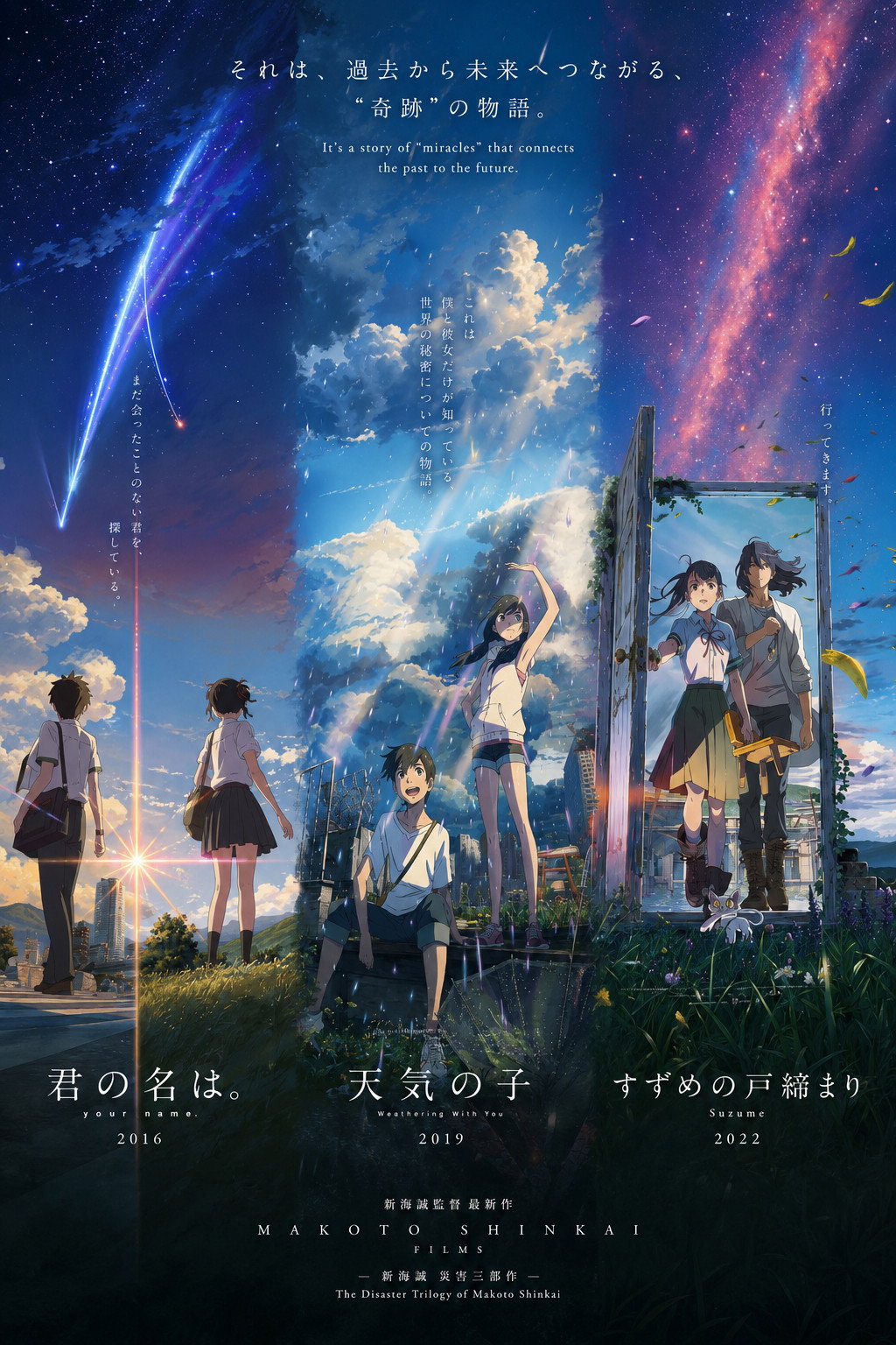 Shinkai's Disaster Trilogy poster