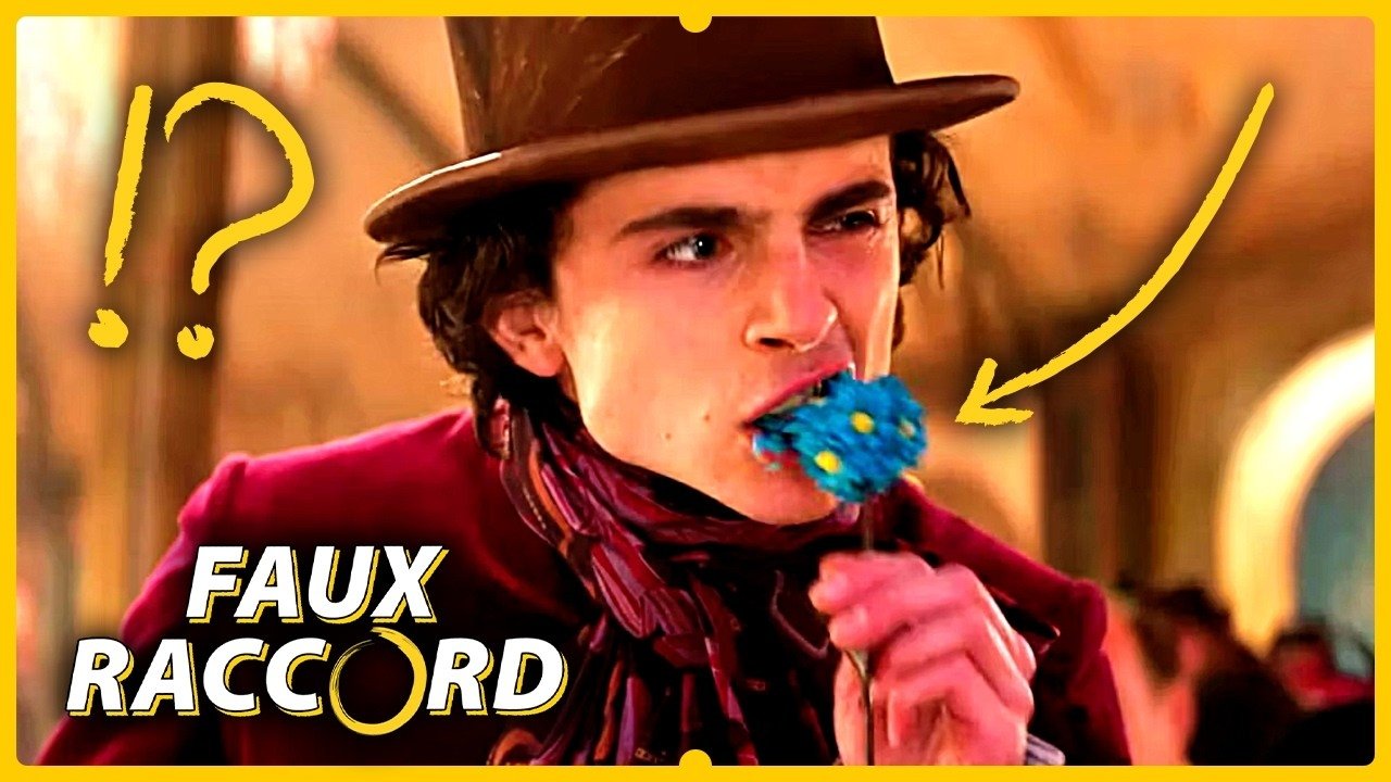 Les gaffes et erreurs de Thimothée Chalamet dans Wonka