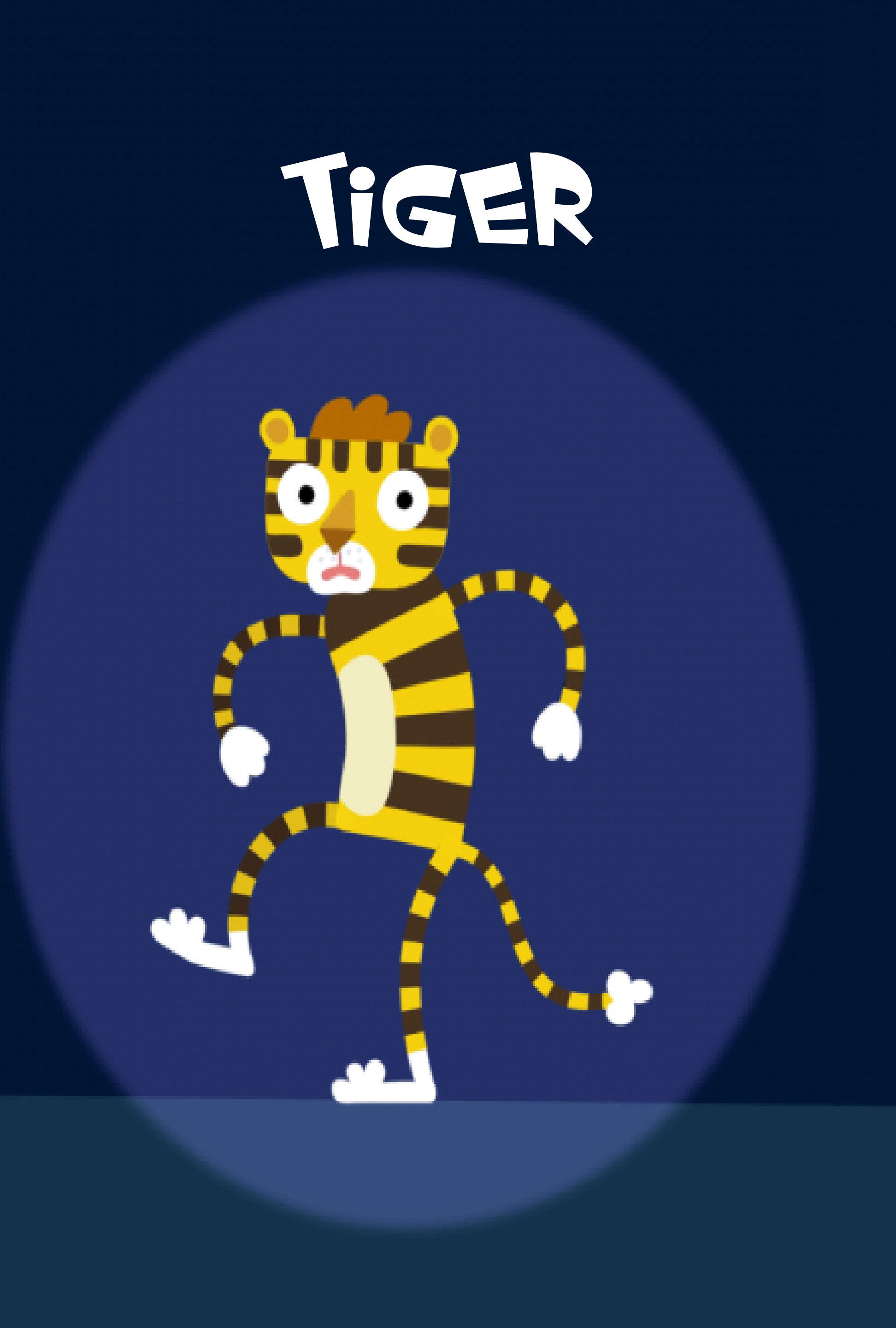 Plakat, der markedsfører Tiger