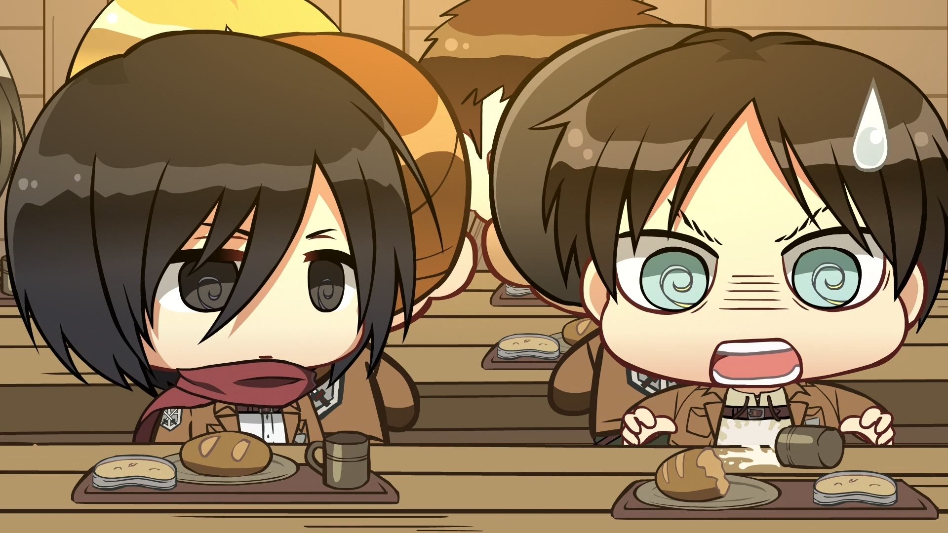 Attack on Titan Season 0 :Episode 10  Chibi Theater: Fly, Cadets, Fly!: Day 20 / Day 21 / Day 22