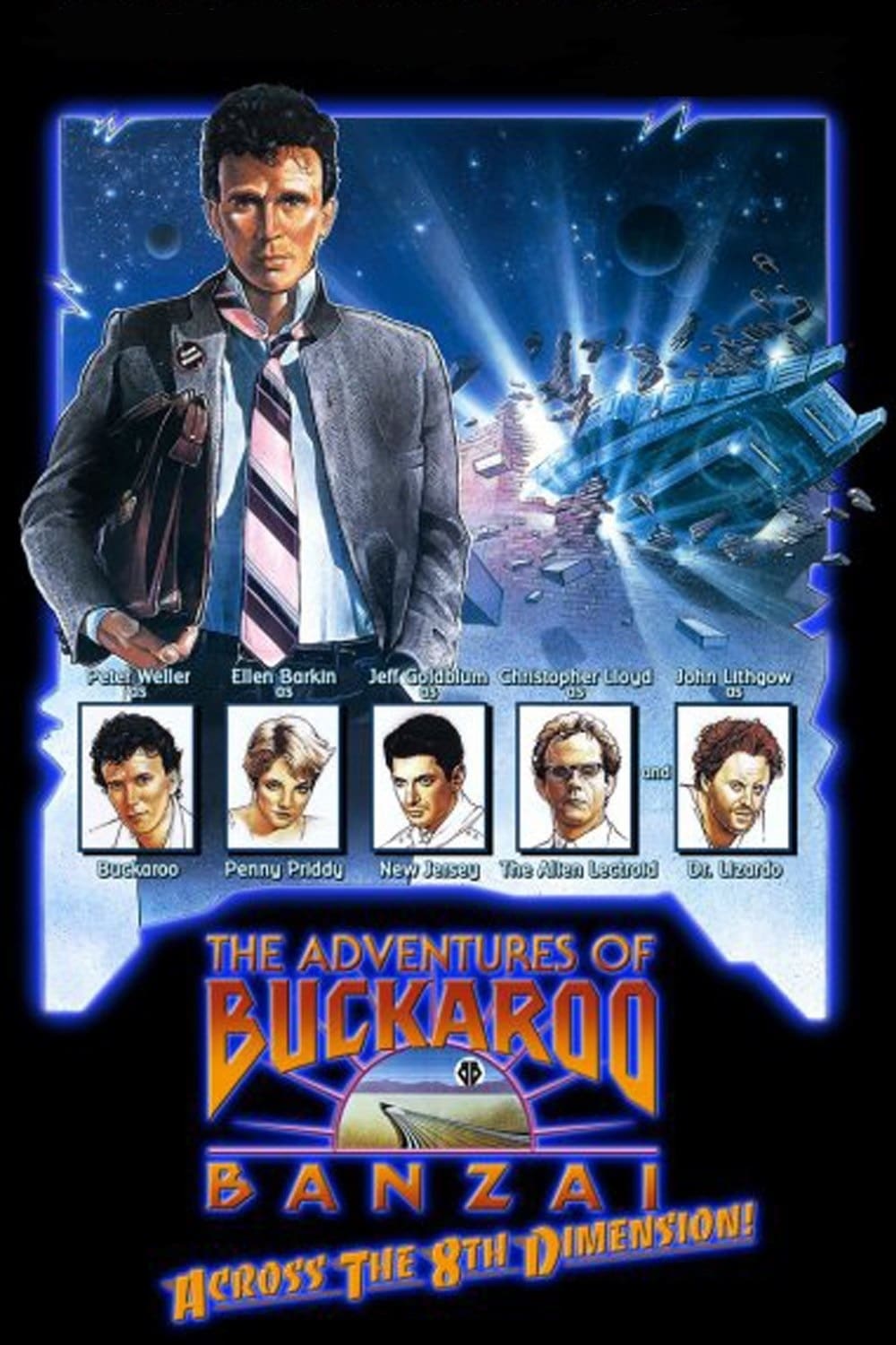 The Adventures of Buckaroo Banzai Across the 8th Dimension Movie poster