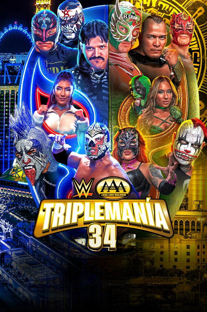 AAA Triplemanía 34 - Friday Poster
