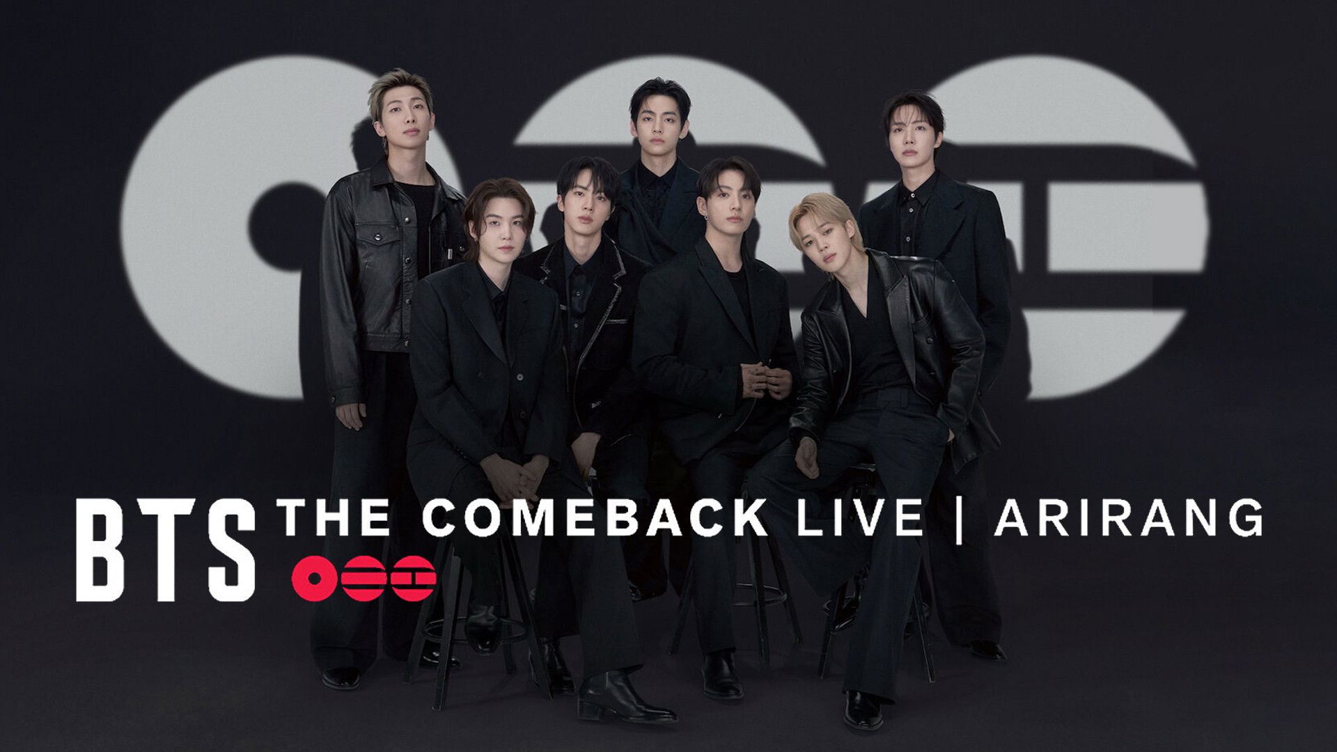 BTS THE COMEBACK LIVE | ARIRANG backdrop