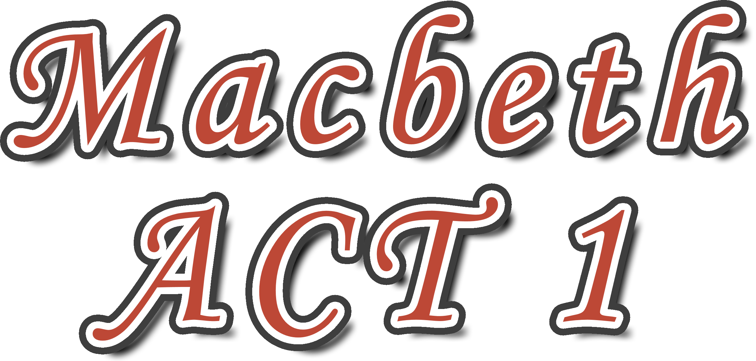 Macbeth Act 1