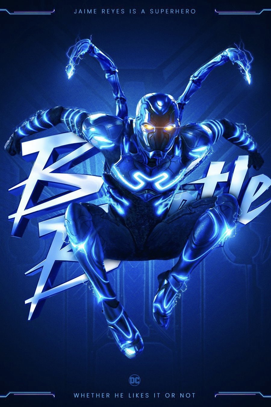 WATCH !! Blue Beetle (2023) FULLMOVIE ONLINE FREE ENGLISH/Dub/SUB Action STREAMINGS Movie Poster
