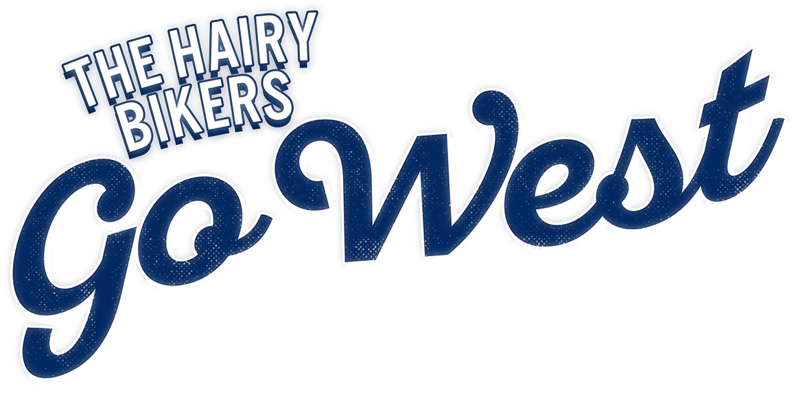 The Hairy Bikers Go West Logo