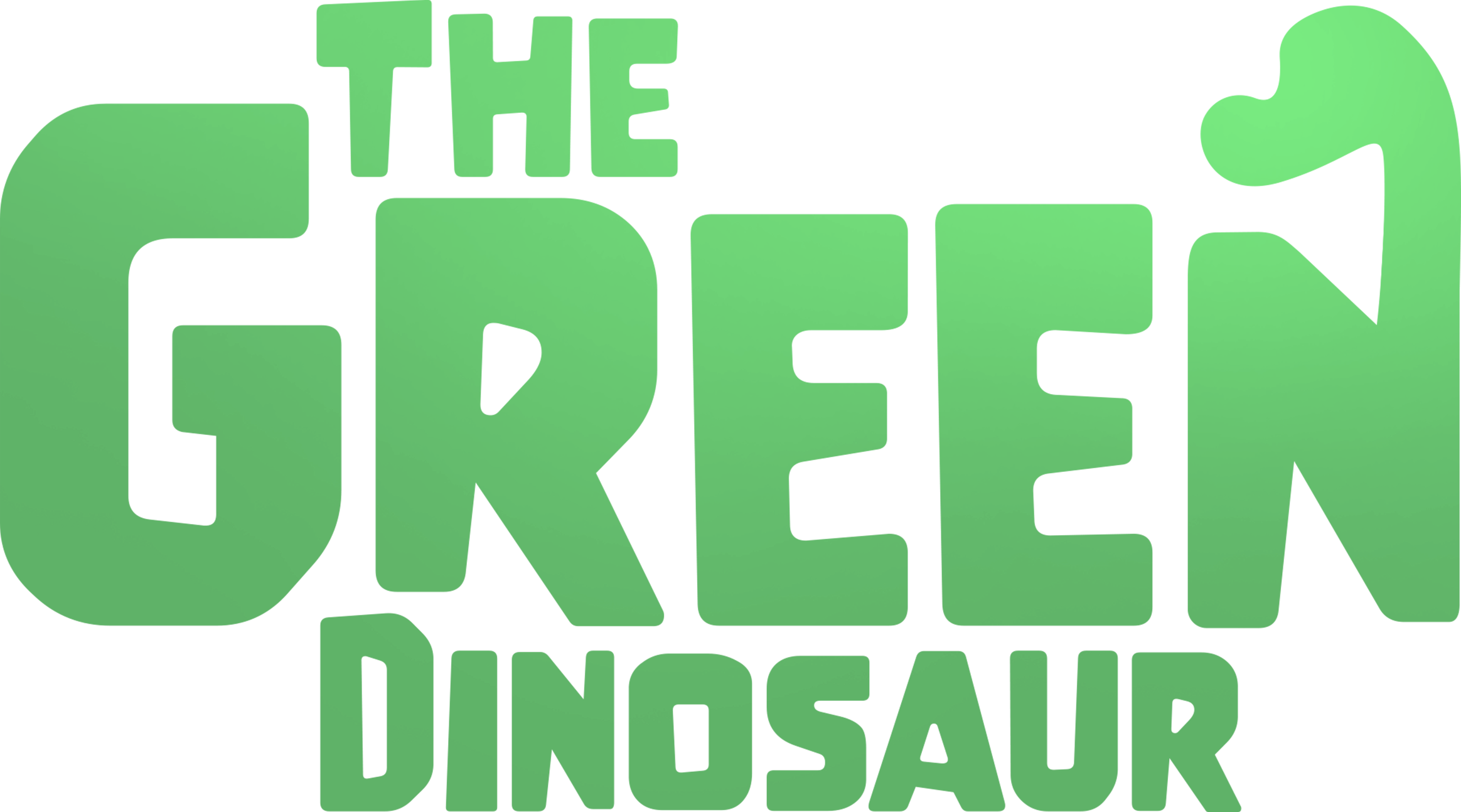 The Green Dinosaur Logo