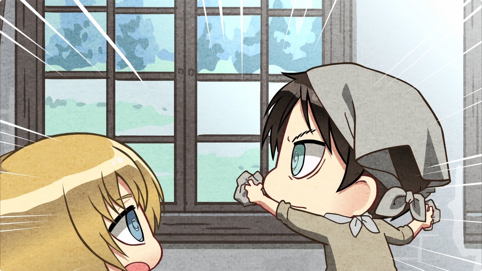 Attack on Titan Season 0 :Episode 20  Chibi Theater: Fly, New Levi Squad, Fly!: Day 38 / Day 39 / Day 40