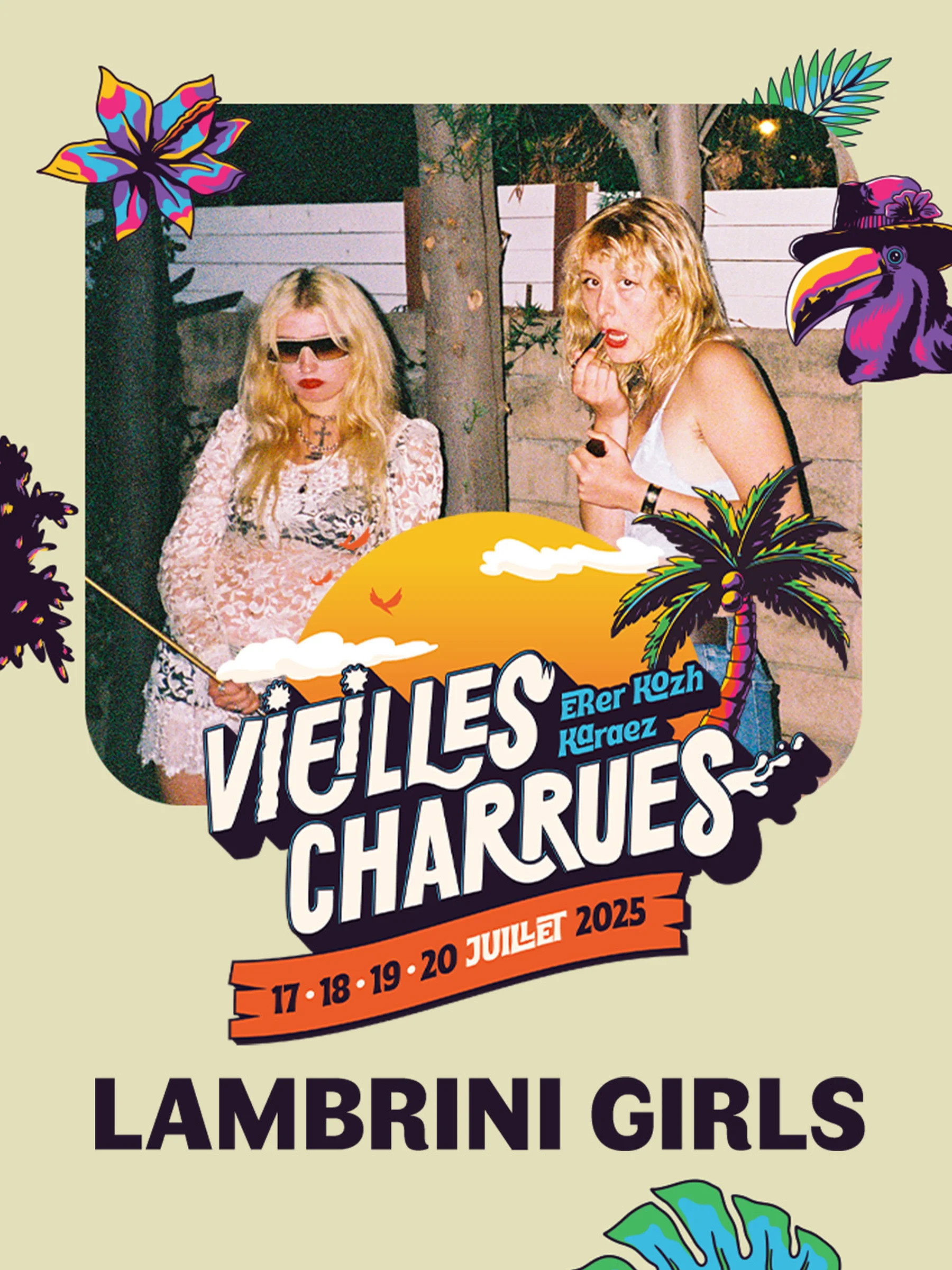 Lambrini Girls en concert aux Vieilles Charrues 2025