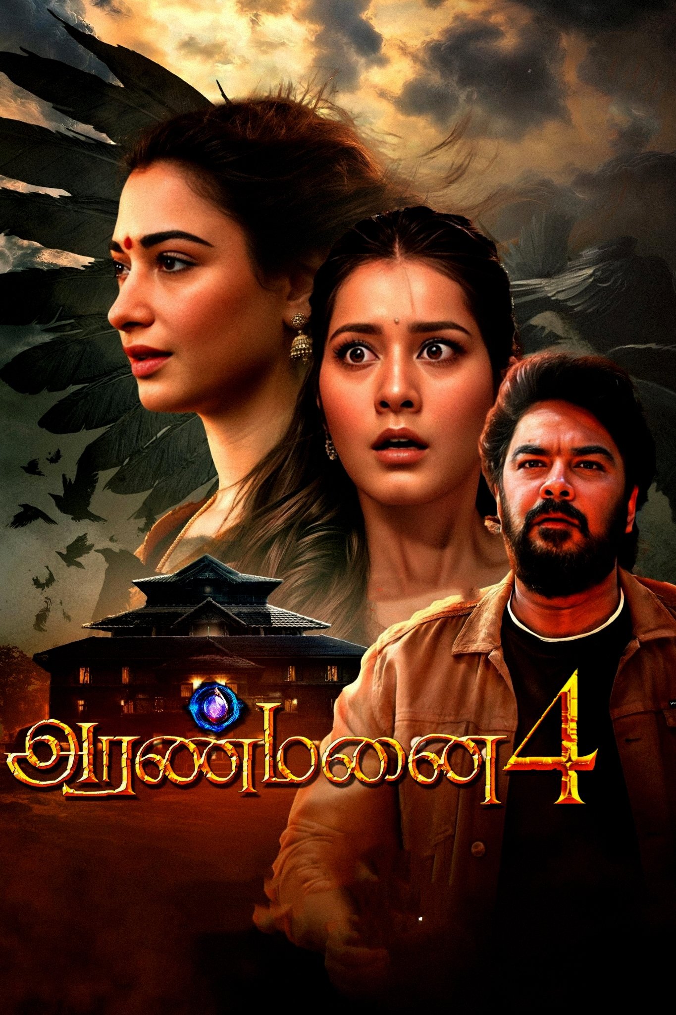 Aranmanai 4 (2024) Posters — The Movie Database (TMDB)