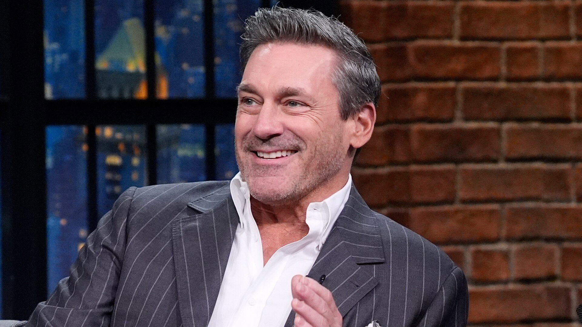 Late Night with Seth Meyers Season 12 :Episode 65  Jon Hamm, Emily Spivey