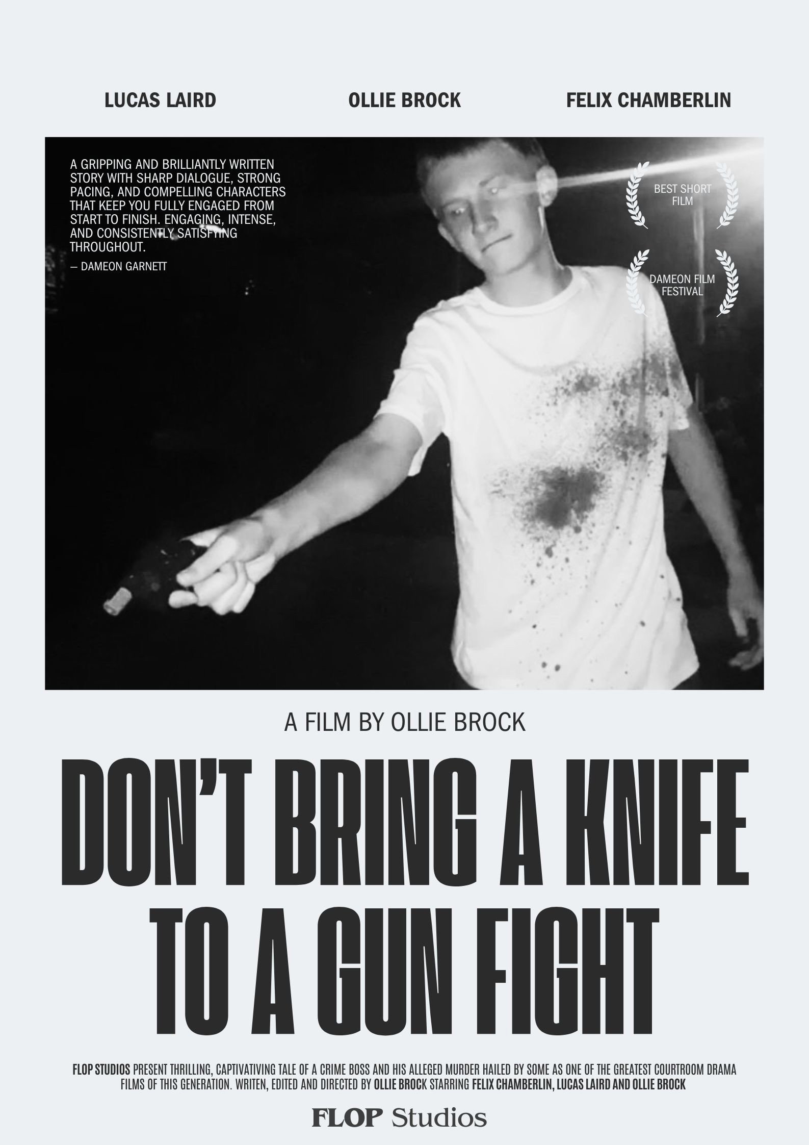 Don't Bring A Knife To A Gun Fight