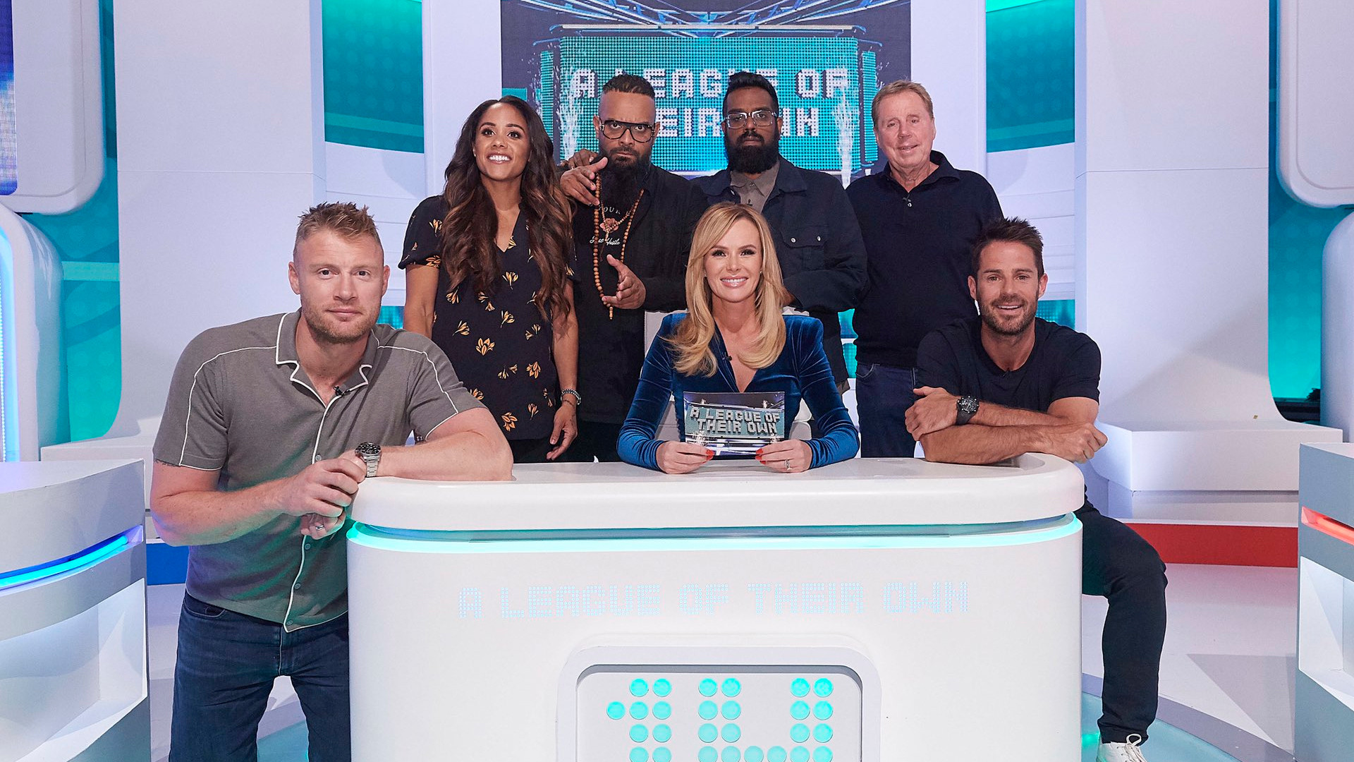 Amanda Holden, Guz Khan, Alex Scott & Harry Redknapp