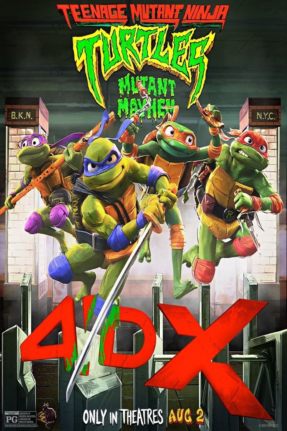 WATCH !! Teenage Mutant Ninja Turtles: Mutant Mayhem (2023) FULLMOVIE ONLINE FREE ENGLISH/Dub/SUB Animation STREAMINGS Movie Poster