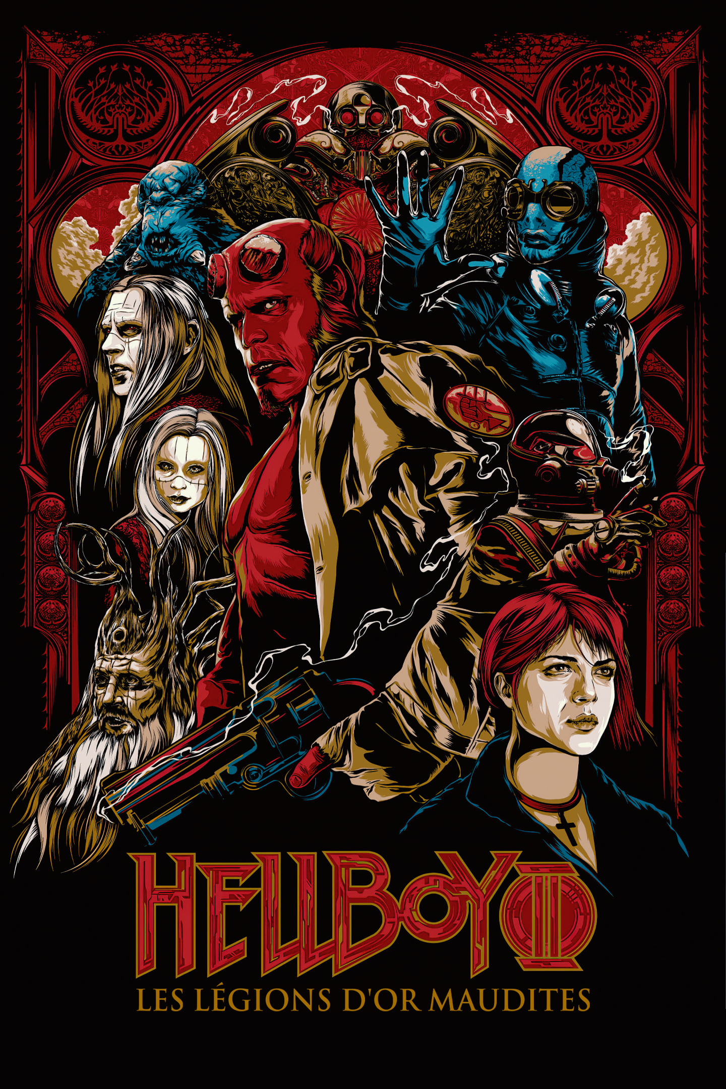 Affiche du film Hellboy II : les légions d'or maudites 25726