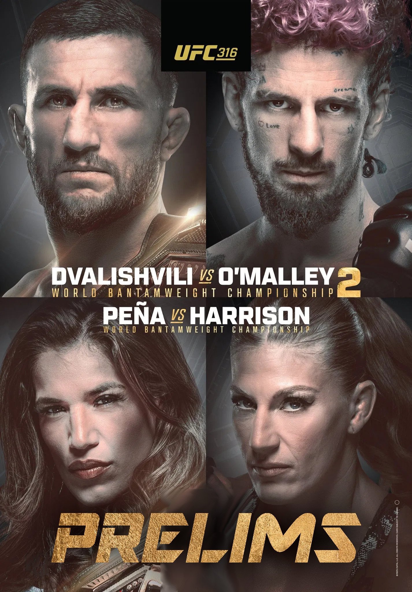 UFC 316: Dvalishvili vs. O'Malley 2