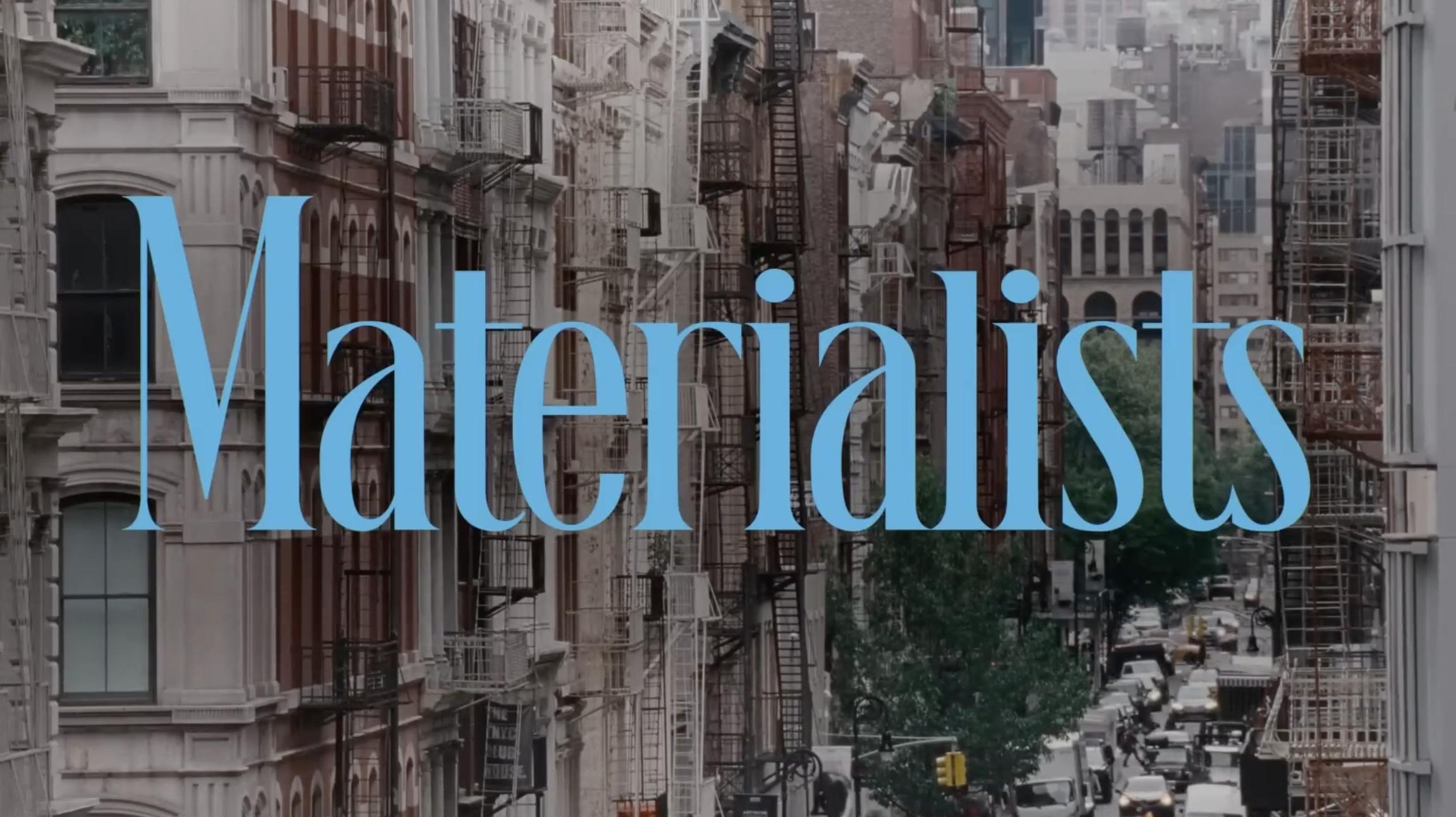 Materialists backdrop