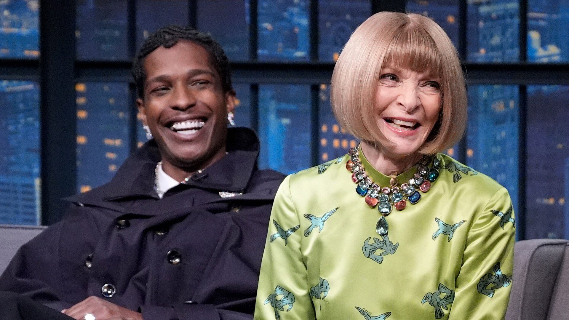 Late Night with Seth Meyers Season 12 :Episode 89  Anna Wintour & A$AP Rocky, Benito Skinner