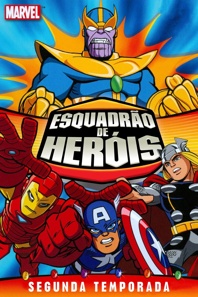 Capa da 2º temporada da série Esquadrão de Heróis