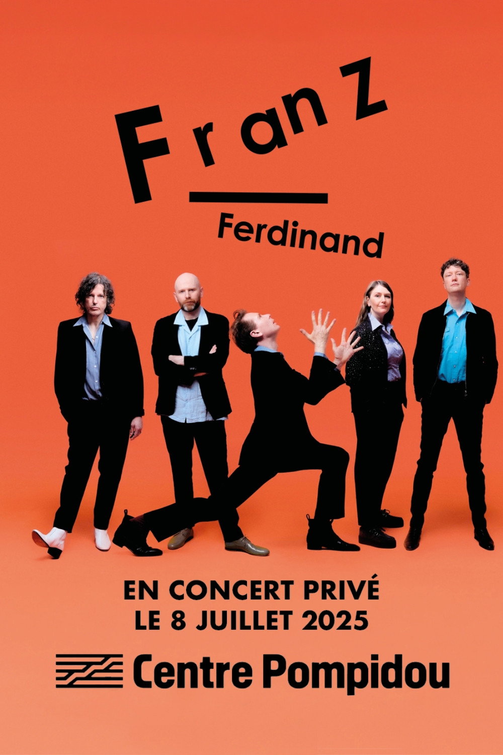 Franz Ferdinand : concert priv&eacute; au Centre Pompidou