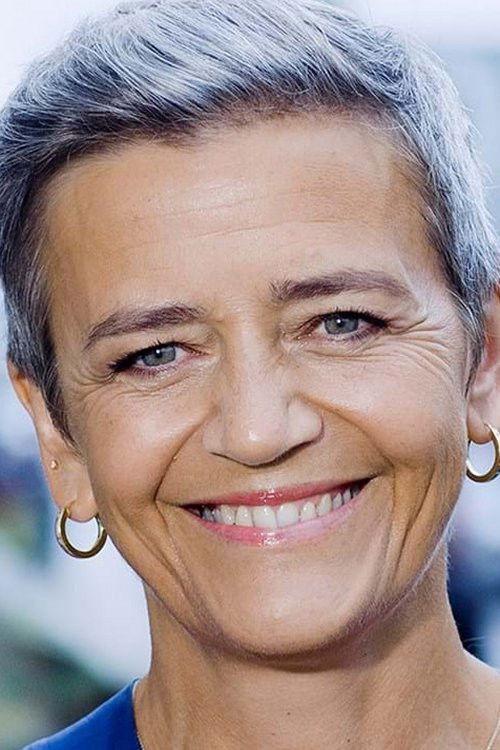 et billede af Margrethe Vestager