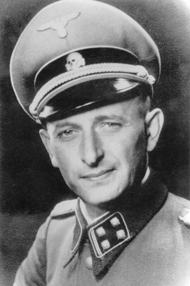et billede af Adolf Eichmann