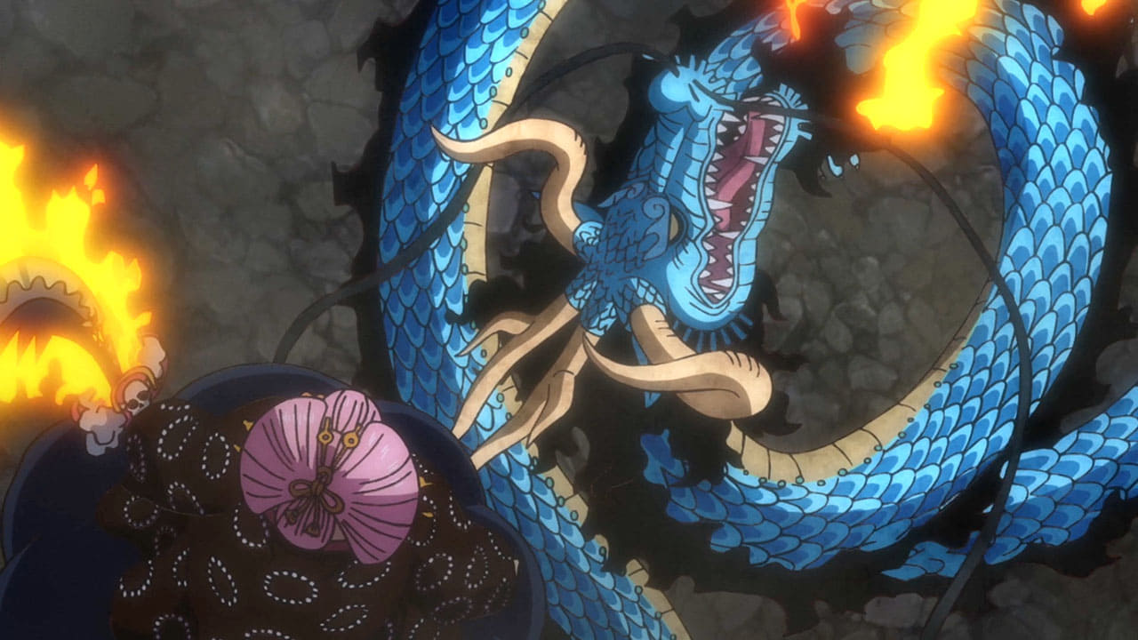 One Piece Season 21 :Episode 1018  Kaido Laughs! The Emperors of the Sea vs. the New Generation!